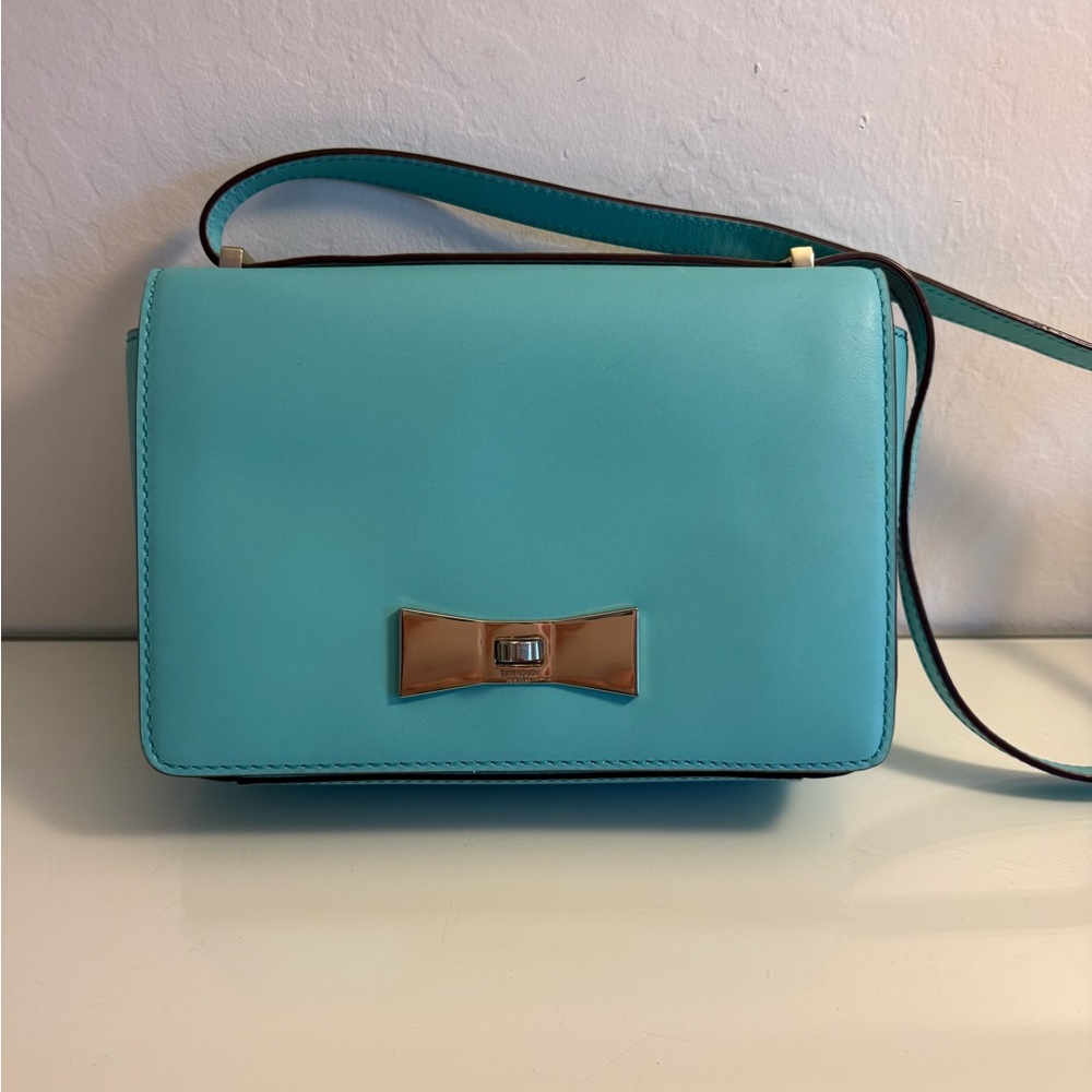 Vintage kate spade Aqua/Tiffany Blue Shoulder Bag
